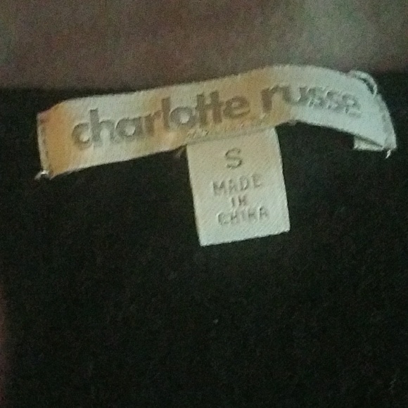 Criss cross black shirt varsity stripes - Picture 2 of 2